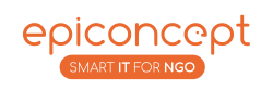 Epiconcept ONG - Logo mono orange